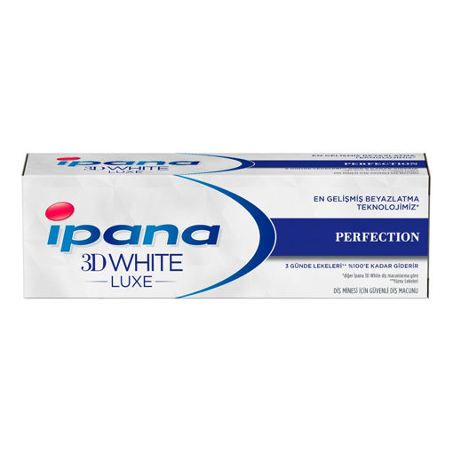 Ipana 3 Boyutlu Beyazlık Luxe Diş Macunu Perfection Mükemmel Beyazlık 75 ml nin resmi