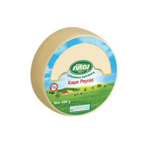 Sütaş Kaşar Peyniri 400gr. nin resmi