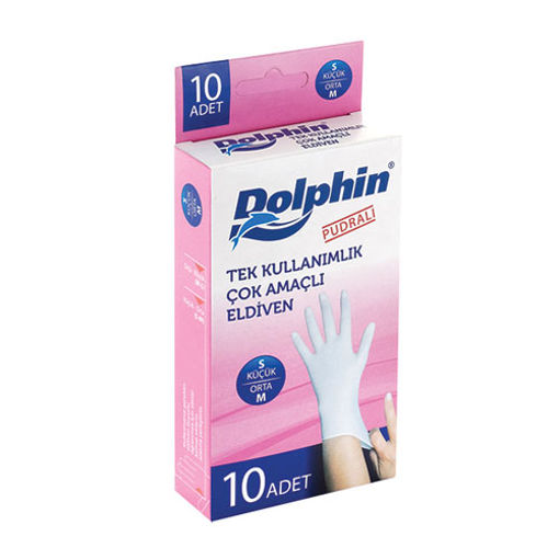 Roll-Up Dolphin Kullan At Eldiven 10lu Pk nin resmi