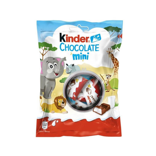 Kinder Chocolate Mini 120 Gr nin resmi