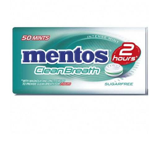 Mentos Clean Breath Metal Kutu Yoğun Nane 35gr nin resmi