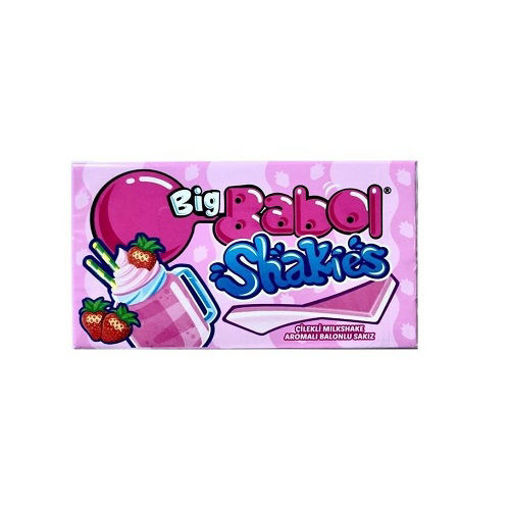 Big Babol Shakies Cüzdan Çilek 26Gr nin resmi