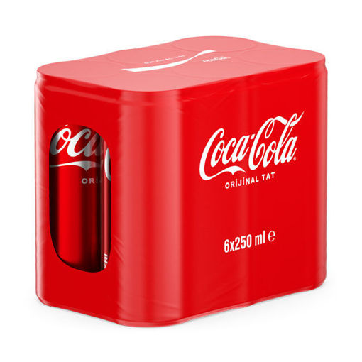 Coca Cola Kutu 6x250 Ml nin resmi