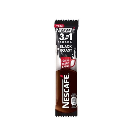 Nescafe 3'ü 1 Black Roast 15GR nin resmi