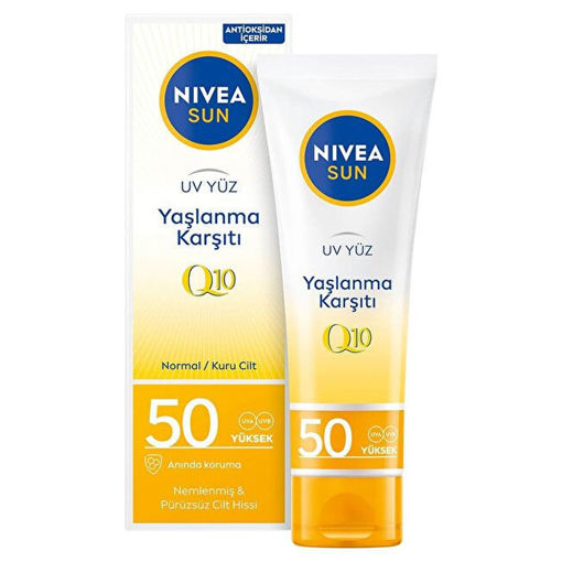 Nivea Sun UV Yaşlanma & Leke Karşıtı Güneş Kremi 50GKF 50 ml nin resmi