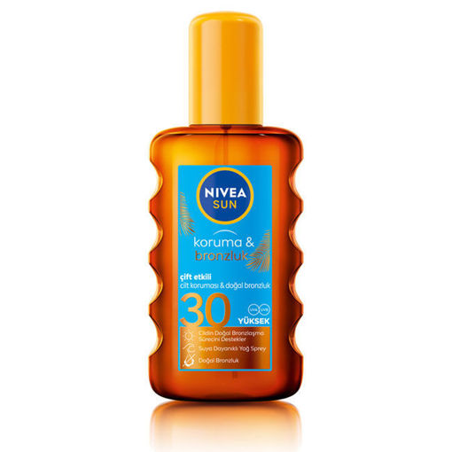 Nivea Sun Koruma & Bronzluk Güneş Yağı Spreyi Spf 30 200 ml nin resmi