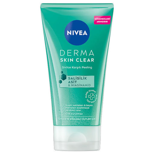 Nivea Derma Skin Clear Sivilce Karşıtı Peeling 150 Ml nin resmi