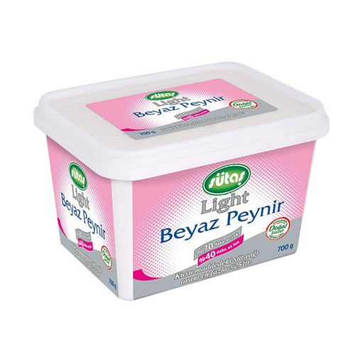 Sütaş Beyaz Peynir Lıght 700gr nin resmi