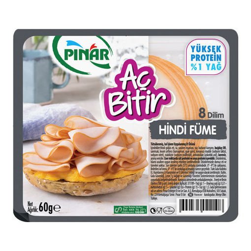 Pınar Aç Bitir Hindi Füme 60 Gr nin resmi