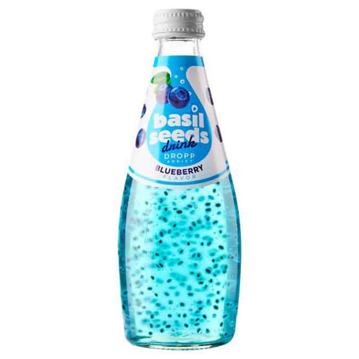 Dropp  Basil Drink Blueberry 290Ml nin resmi