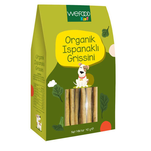 Wefood Organik Ispanaklı Grissini 40 Gr nin resmi