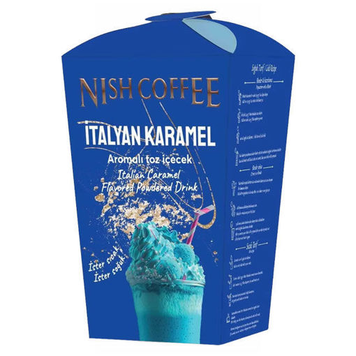 Nish İtalyan Karamel Aromalı Toz İçecek 250 gr nin resmi