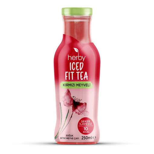 Herby Iced Fit Tea Kırmızıı Meyveli 250ml nin resmi