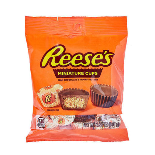 Reeses Peanut Butter Cups Miniature Çikolata 131gr nin resmi