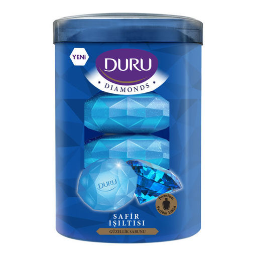 Duru Sabun Diamonds Series Blue 90Gr nin resmi