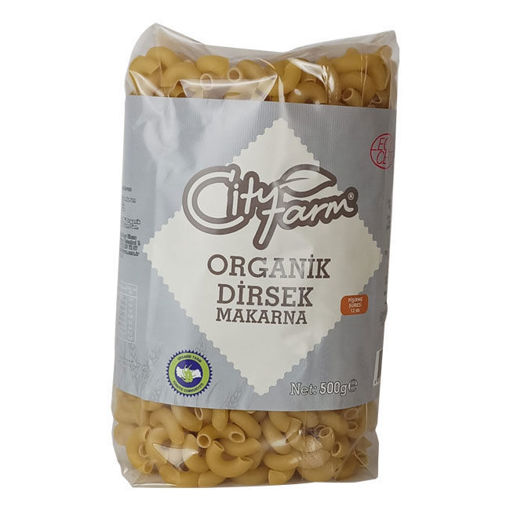 City Farm Organik 500Gr Dirsek Makarna nin resmi