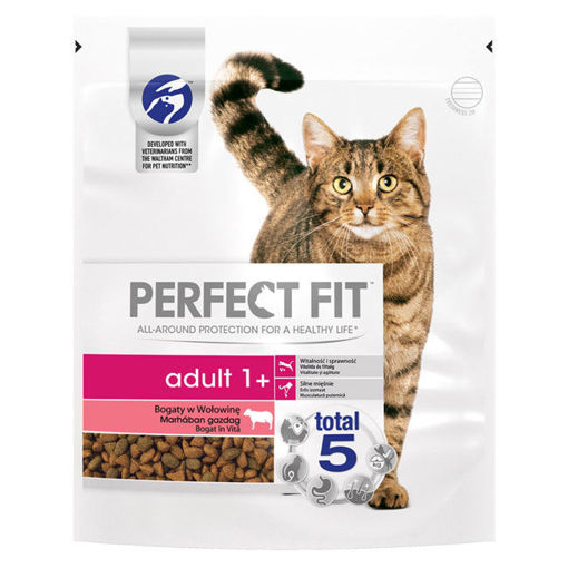 Perfect Fit  Kedi Biftekli Kuru Mama 750 gr nin resmi