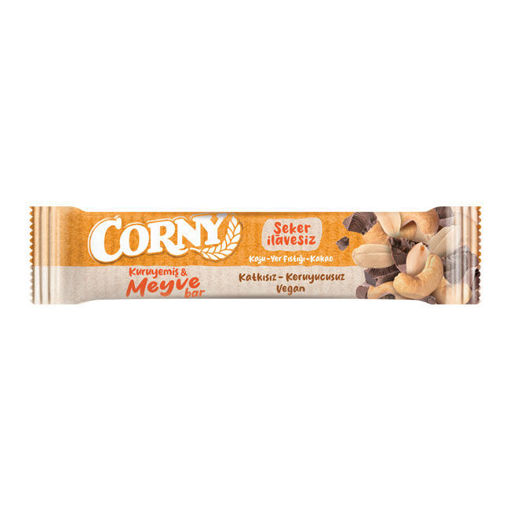 Corny Kuruyemiş Meyve Bar Kaju Yer Fıstıklı Kakao 35 Gr nin resmi