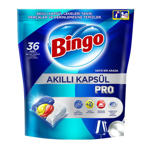 Bingo Akıllı Bulaşık Kapsülü Pro Max 36lı nin resmi