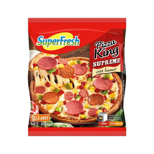 Superfresh Pizza King Slimmo Supreme 300Gr nin resmi