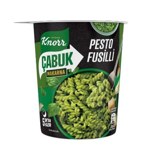 Knorr Çabuk Makarna Pesto Fusilli 65 gr nin resmi