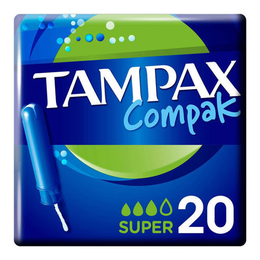 Tampax Tampon Compak Super 20li nin resmi