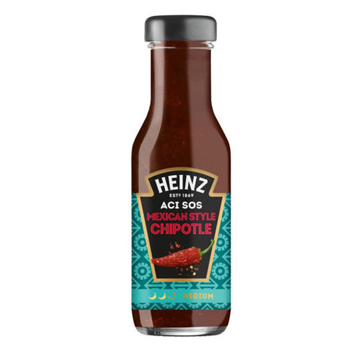 Heinz Hot Sauce Mexican Chipotle 250Gr nin resmi