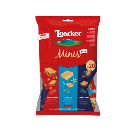 Loacker Minis Mix 200 Gr nin resmi