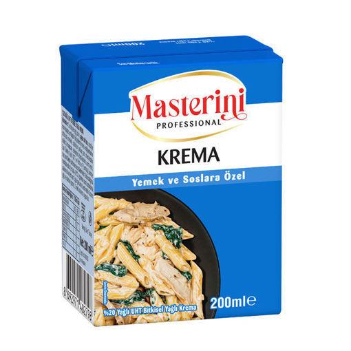 Masterini %20 Bitkisel Yağlı Krema 200ml nin resmi