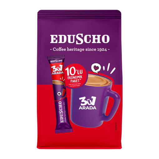 Eduscho 3'ü 1 Arada 17,5g x 10'lu Paket nin resmi