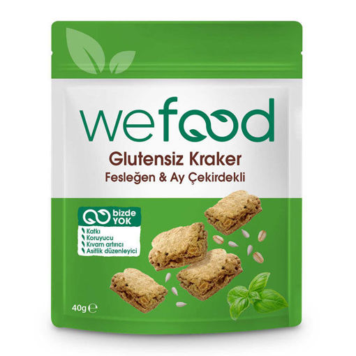 Wefood Fesleğenli Kraker 40 Gr nin resmi