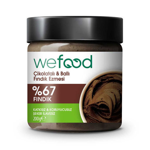 Wefood Fındık Ezmesi Çikolatalı Ballı 200 Gr nin resmi