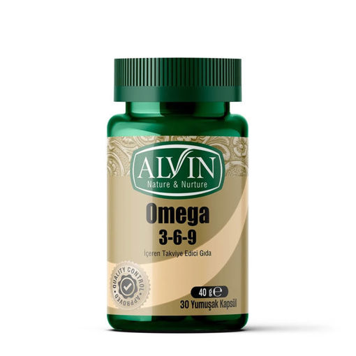 Alvin Omega 3-6-9 30 Tablet nin resmi