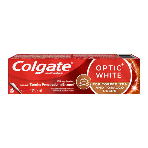 Colgate Diş Macunu 75ml Optic White Kahve Ve Çay Kullananlar için nin resmi