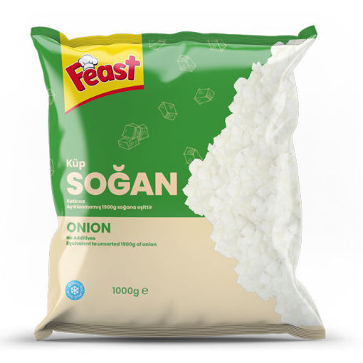 Feast Dondurulmuş Küp Soğan 1 Kg nin resmi